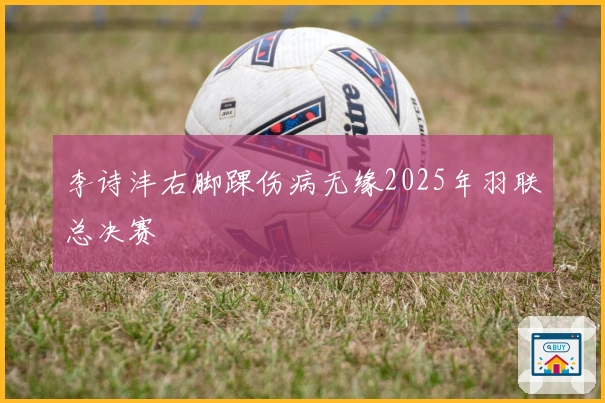 李诗沣右脚踝伤病无缘2025年羽联总决赛